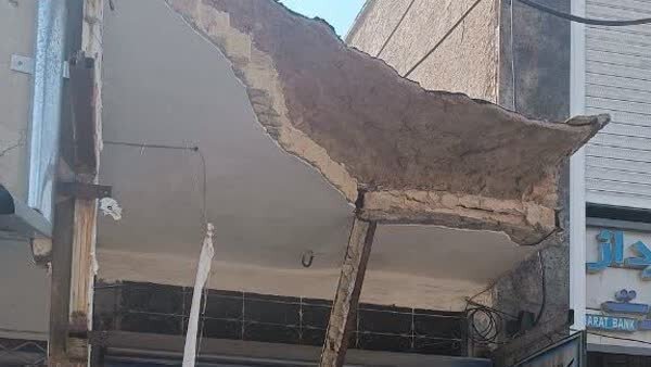  مرگ تلخ کودک پنج ماهه دزفولی بر اثر ریزش سقف پیاده‌رو +عکس