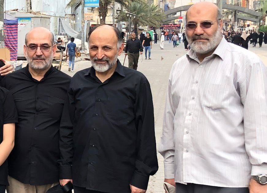 قابی از سه سردار شهید در پیاده روی اربعین حسینی + عکس