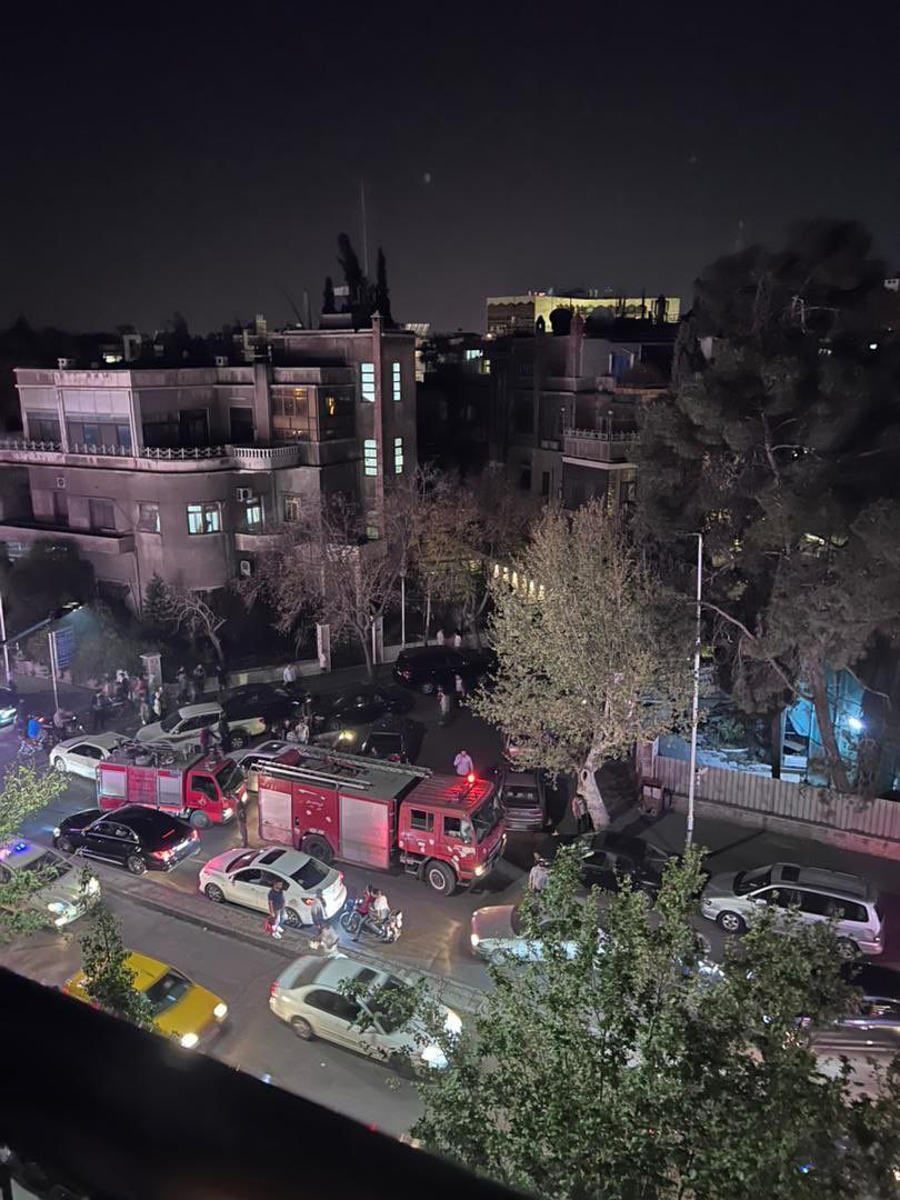 تصویری از منطقه الشعلان، محل وقوع انفجار در شهر دمشق + عکس