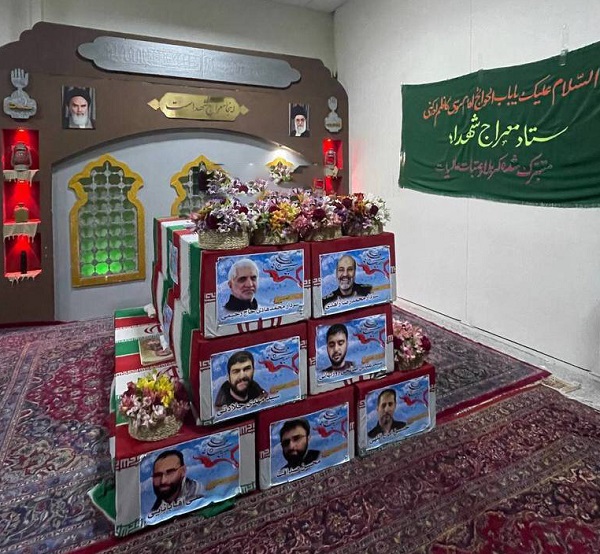 تصاویری از چهره و پیکر مطهر شهدای حمله اسرائیل به ساختمان کنسولگری ایران