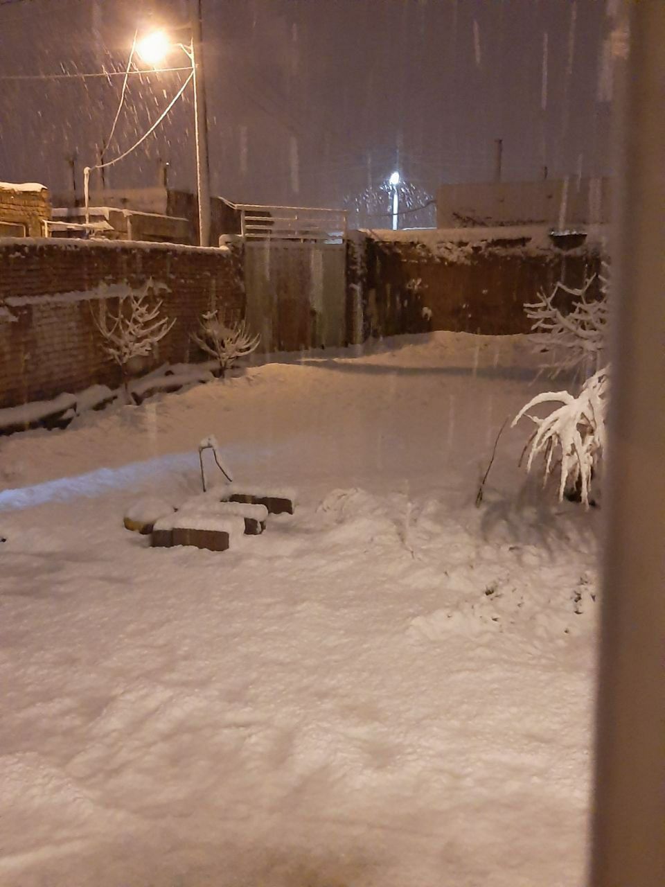 بارش ۱۰ سانتی برف در این استان ایران+عکس