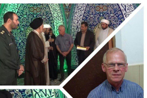 یک سوئدی در مسجد دانشگاه آزاد مسلمان شد +‌ عکس