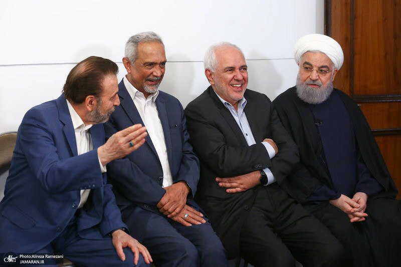 عید دیدنی دیرهنگام حسن روحانی با وزرا و مسئولان +عکس