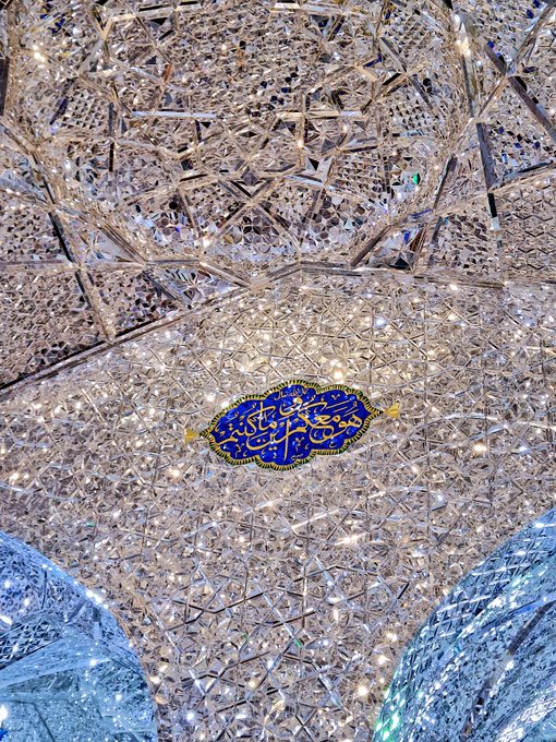 آینه‌کاری دلربای حرم حضرت عبدالعظیم(ع)+عکس