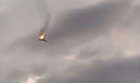 سقوط بمب‌افکن استراتژیک ارتش روسیه در استاوروپل+ تصویر