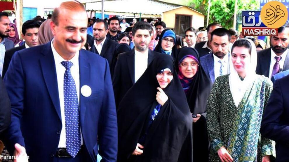تصاویری از «بانوی اول ایران» در پاکستان! + عکس
