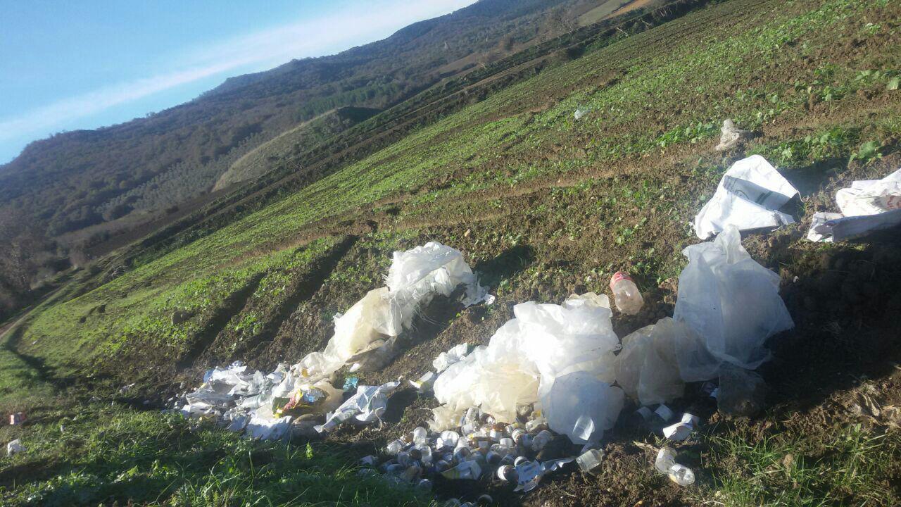 رهاسازی زباله های بیمارستانی در دربند+عکس