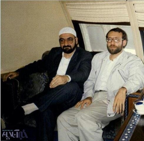 قابی از علی لاریجانی و محسن رضایی با یک تیپ متفاوت + عکس