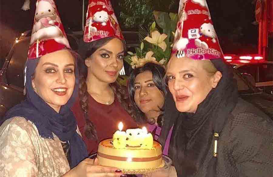 پوشش متفاوت بازیگران خانم در یک جشن تولد! + عکس
