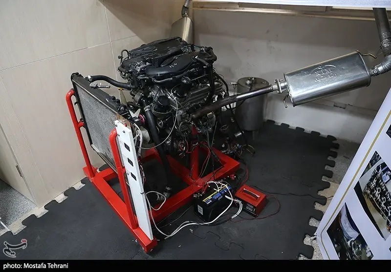 رونمایی از اولین موتور ۶ سیلندر ساخت ایران + عکس