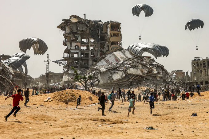تصویر آخرالزمانی از غزه که واقعی است+عکس