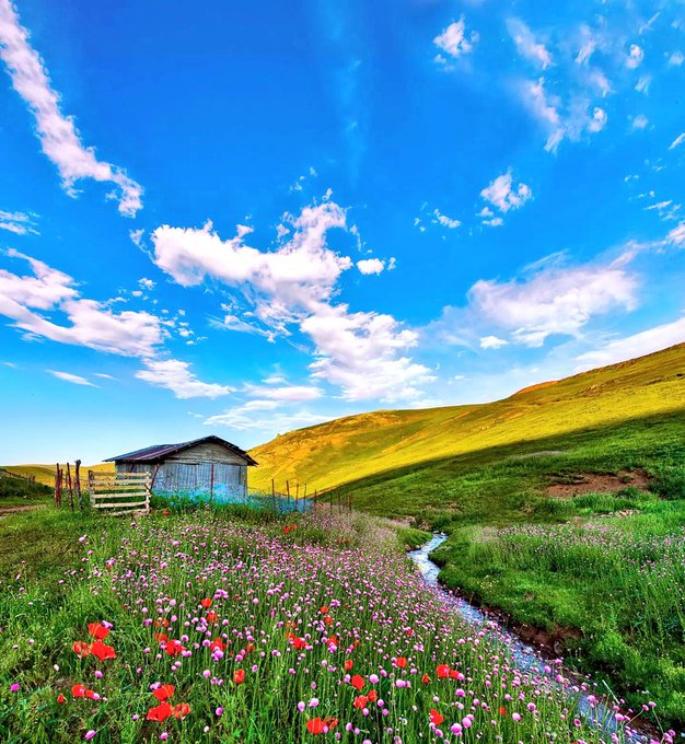 تصویر رویایی از اسالم به خلخال در بهار+عکس