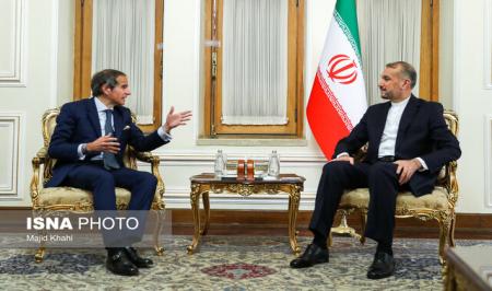  تصاویر متفاوت از گروسی و امیرعبداللهیان در تهران 