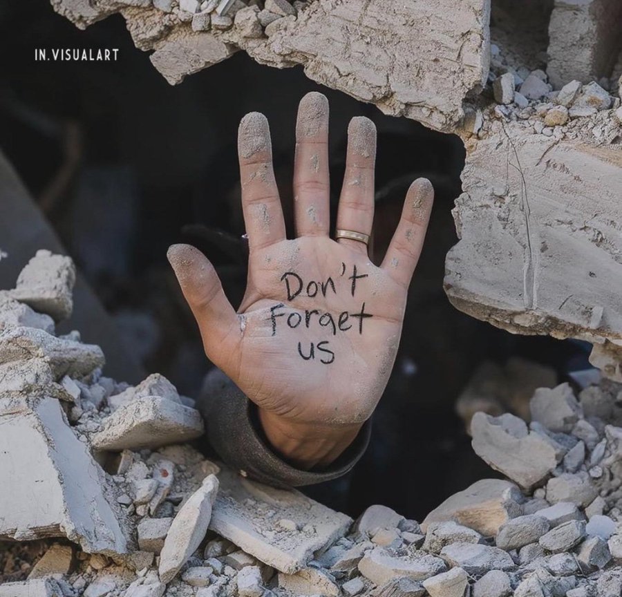پیام تکان دهنده یک فلسطینی از زیر آوار برای مردم+عکس