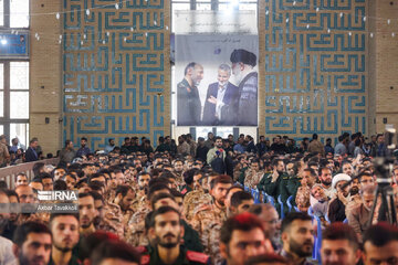 تصاویری از فرماندهان نظامی کشور در چهلم شهدای حادثه کنسولگری ایران در سوریه