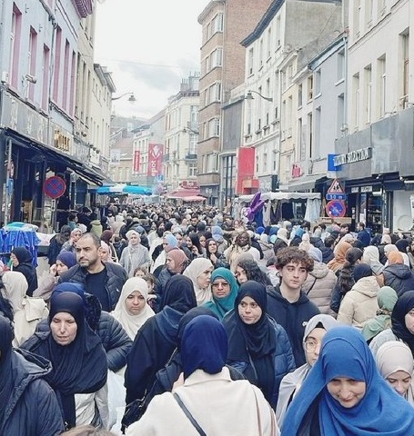 تصویر پربازدید و باورنکردنی از خیابان‌های بروکسل+عکس