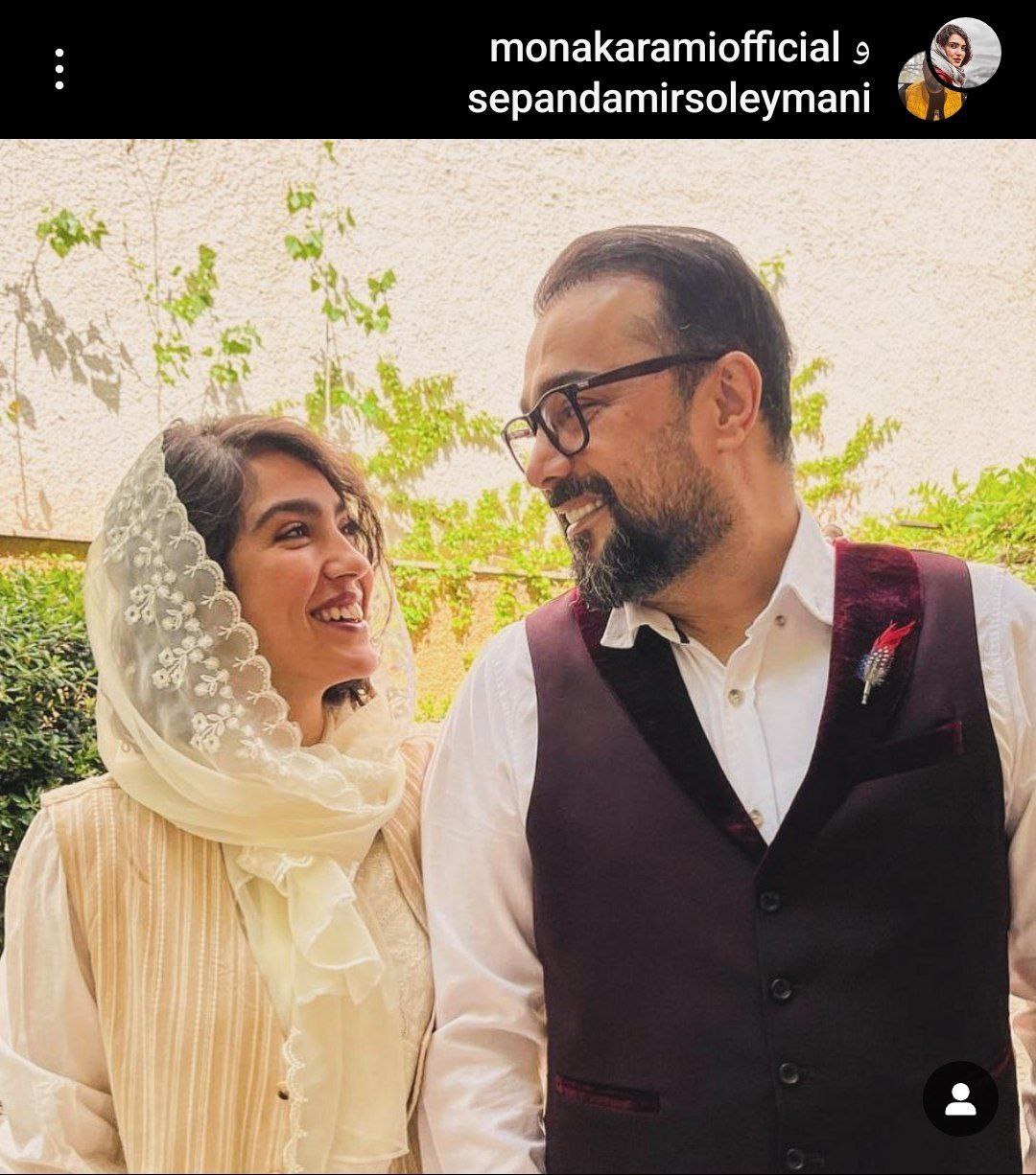 سپند امیرسلیمانی و خانم بازیگر ازدواج کردند +عکس