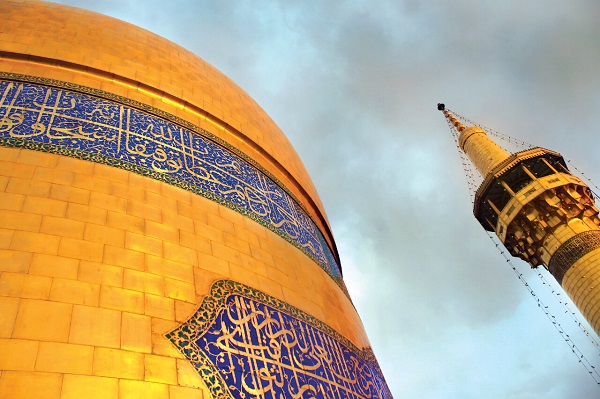 عکس هایی از درب طلای جدید حرم امام رضا(ع) که در قم ساخته شده