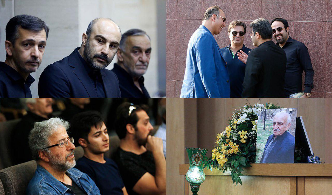  هنرمندان در مراسم ترحیم پدر محسن تنابنده+تصاویر