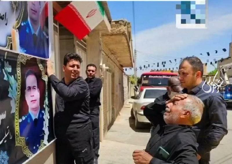  تصویری غم انگیز از پدر شهید خلبان «محسن دریانوش» + عکس