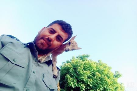 تصویر زیبا از محیط‌بان جوانی که امروز در حین خدمت به شهادت رسید