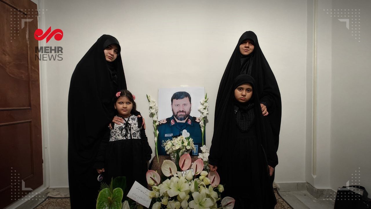تصویری از دختران سردار شهید موسوی + عکس