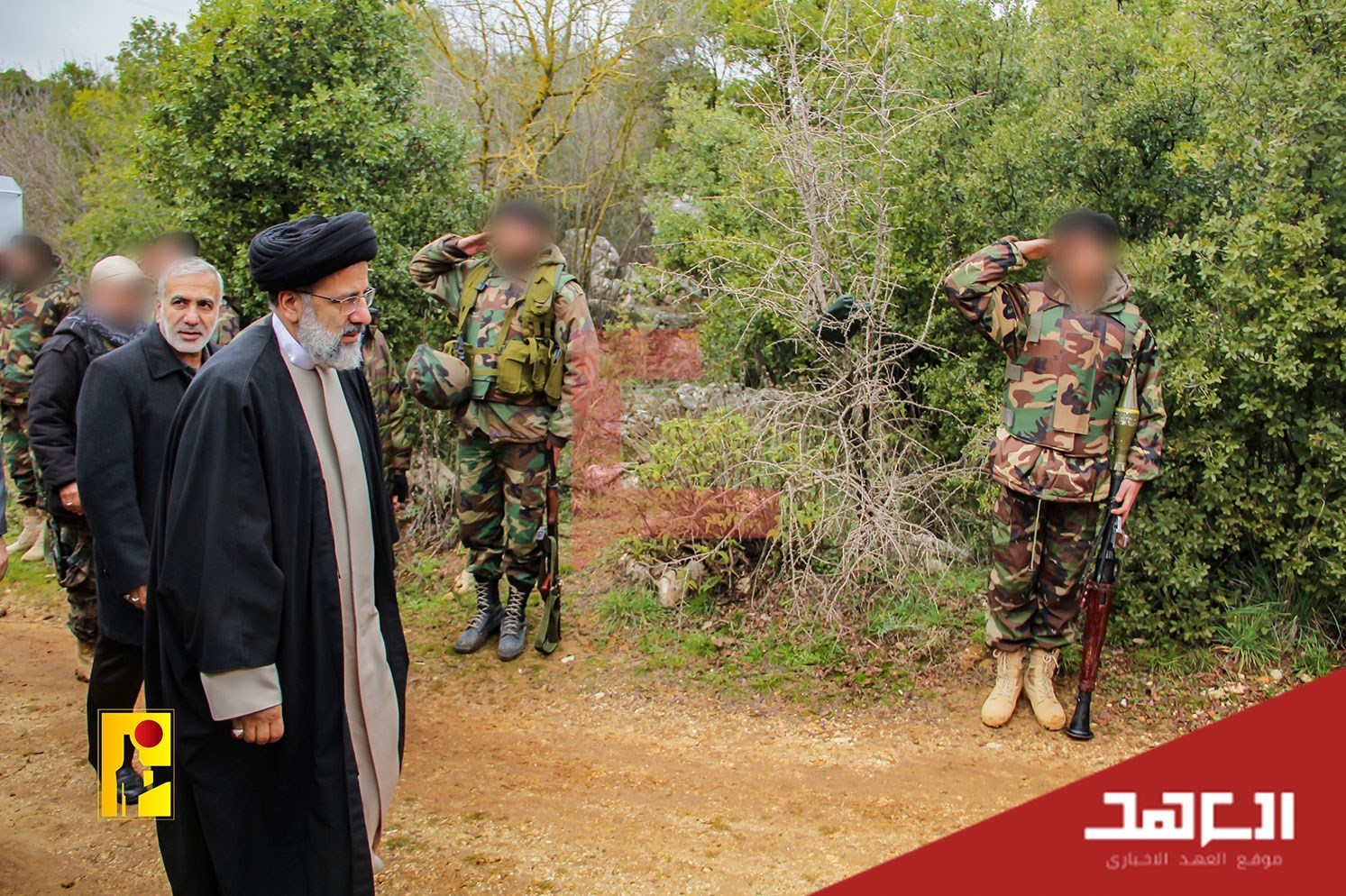 تصویری که حزب‌الله لبنان برای اولین بار از شهید رئیسی منتشر کرد