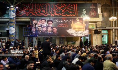 چهره عزادار و غمگین کاظم صدیقی در مراسم یادبود شهدای خدمت+عکس