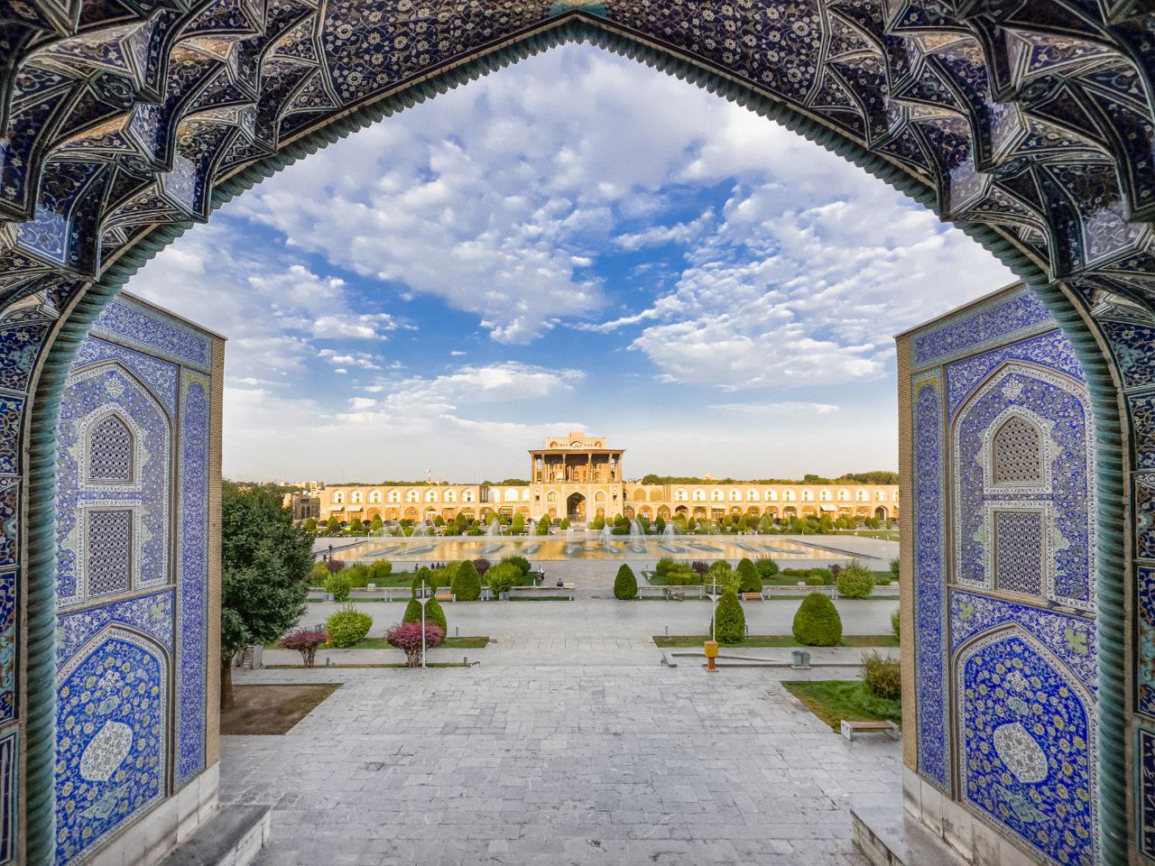 تصویر/ چهار نمای زیبا از میدان نقش جهان اصفهان که تا به حال ندیده‌اید