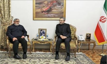 حضور فرمانده نیروی قدس در وزارت امور خارجه + عکس