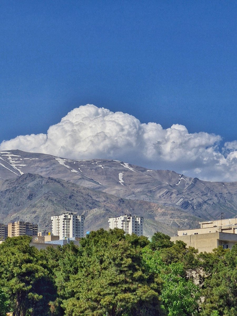 تصویر دیدنی از ابرهای جوششی بر فراز تهران+عکس