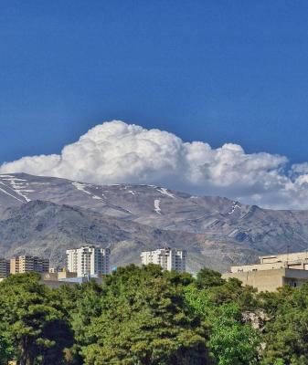 تصویر دیدنی از ابرهای جوششی بر فراز تهران+عکس