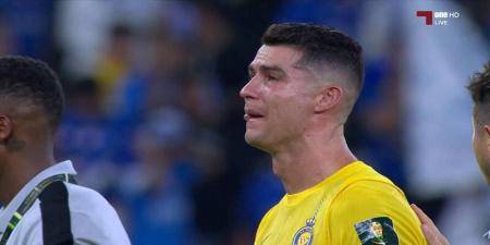 اشک‌های رونالدو بعد از شکست مقابل الهلال + عکس