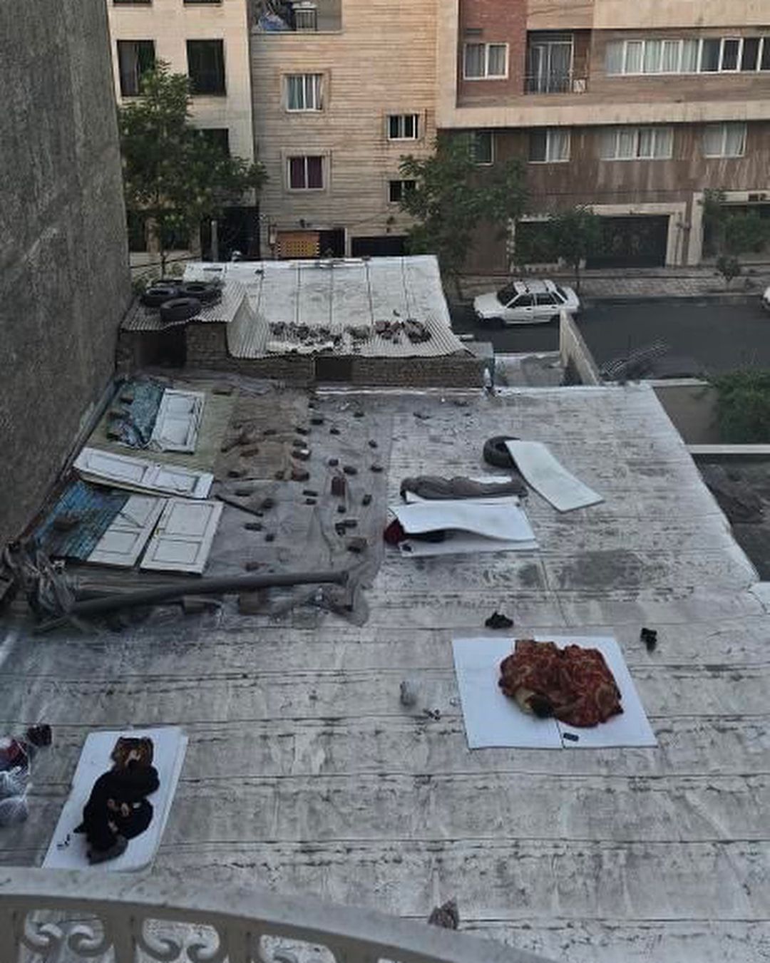  پشت‌بام خانه‌های تهران شکل جدید فقر را نشان می‌دهد+عکس