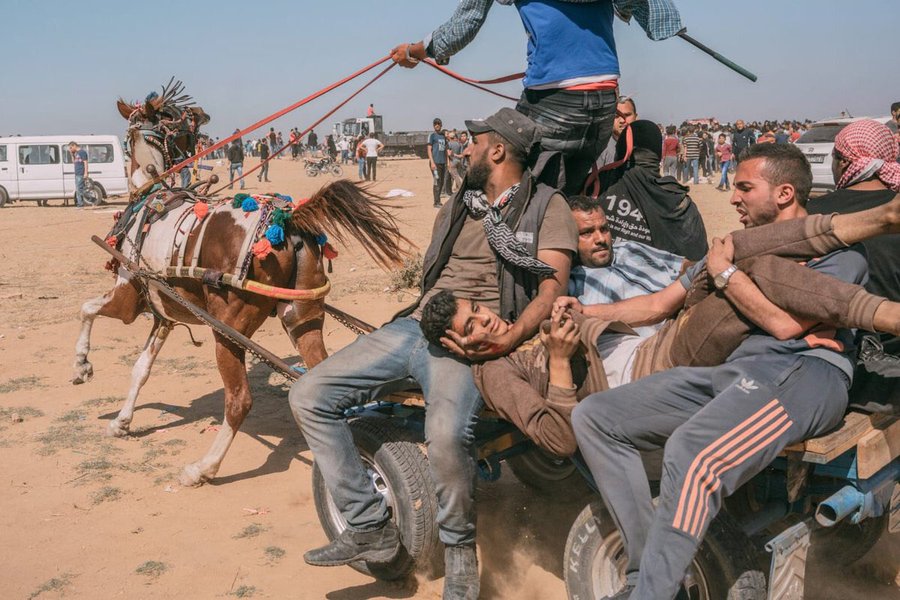 تصویری از غزه که عکس برتر تایم شد+عکس