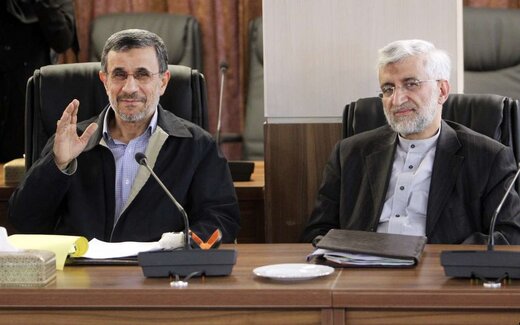 تصویر قدیمی از سعید جلیلی در کنار احمدی نژاد