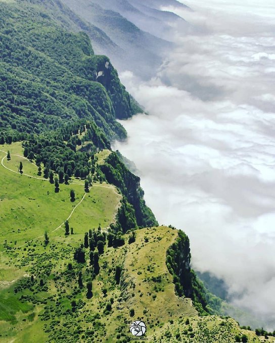 منطقه حفاظت شده جهان نمای گلستان در میان ابرها+عکس
