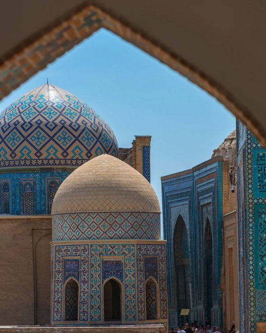 سمرقند زیبا در یک روز آفتابی+عکس