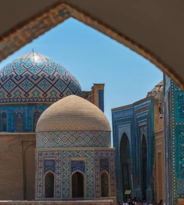 سمرقند زیبا در یک روز آفتابی+عکس