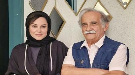 تصاویری از آشتی کردن آشا محرابی با پدر بازیگرش بعد از 40 سال