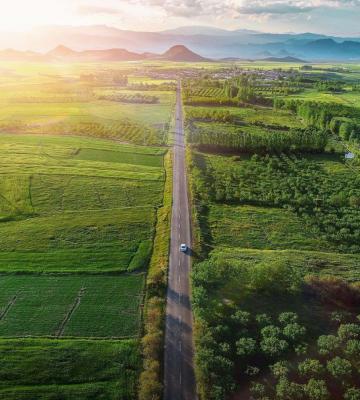 جاده ای زیبا در اردبیل+عکس