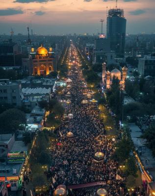 تصویر سازی جالب هوش مصنوعی از جشن کیلومتری غدیر‌ + عکس