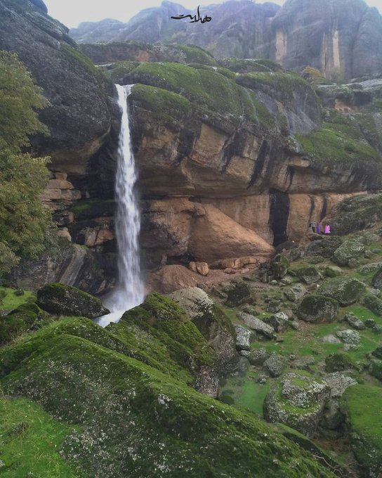 مخمل کوه لرستان با آبشار بلندش+عکس