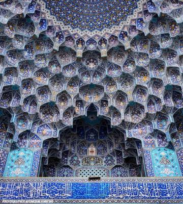 شکوه معماری در مسجد جامع عباسی اصفهان+عکس