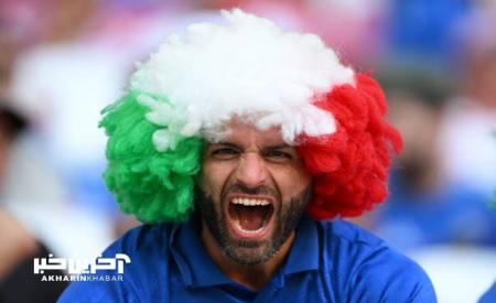 تصاویری از هواداران ایتالیا و کرواسی پیش از آغاز بازی + عکس