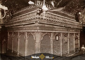نماهایی قدیمی از ضریح و زیارت حضرت علی (ع)+ تصاویر