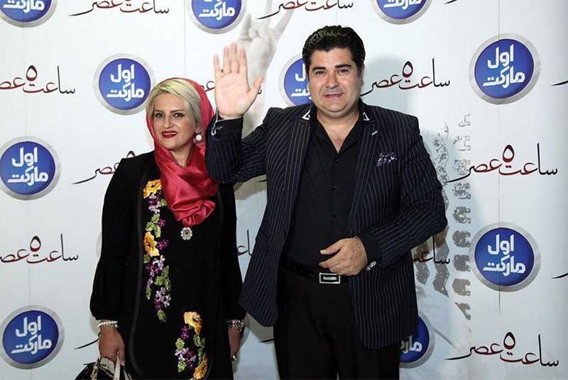 تیپ سالار عقیلی و همسرش در مراسم اکران فیلم ساعت ۵ عصر + عکس