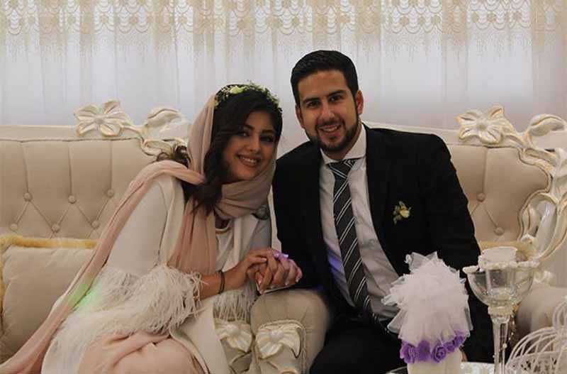 ازدواج نیوشا افشار با یک بازیگر +‌ عکس