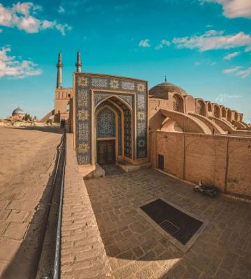 جلوه ای زیبا از شکوه و عظمت مسجد جامع یزد