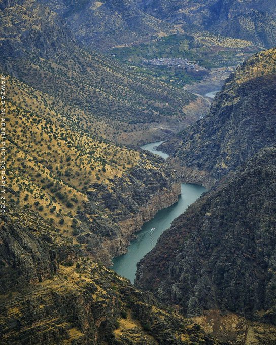 تصویر هوایی از کردستان زیبا